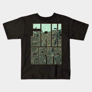 Jakarta, Indonesia City Map Typography - Summer Kids T-Shirt